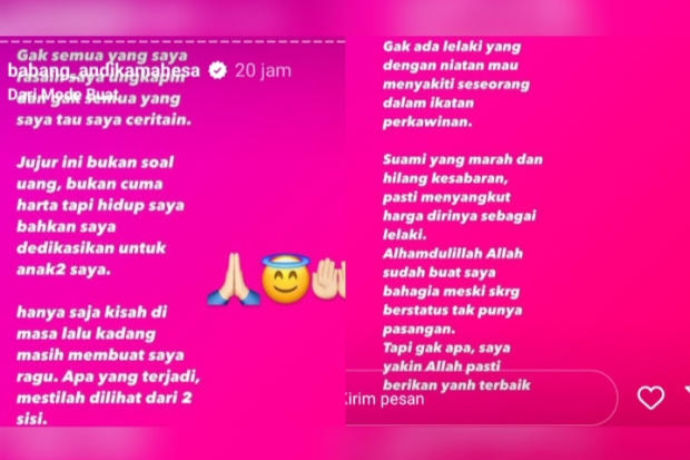 Unggahan Andika Mahesa