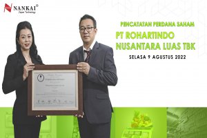 Pencatatan saham perdana PT Rohartindo Nusantara Luas Tbk