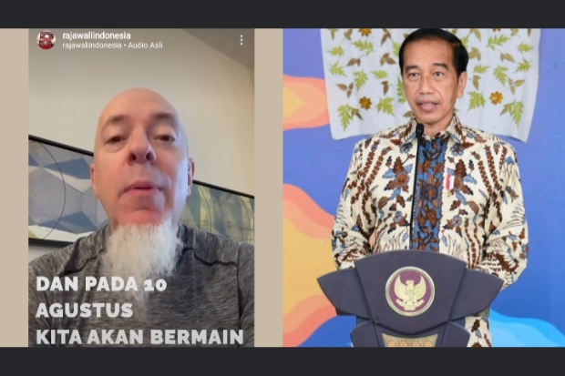 Jordan Rudess dan Presiden Joko Widodo