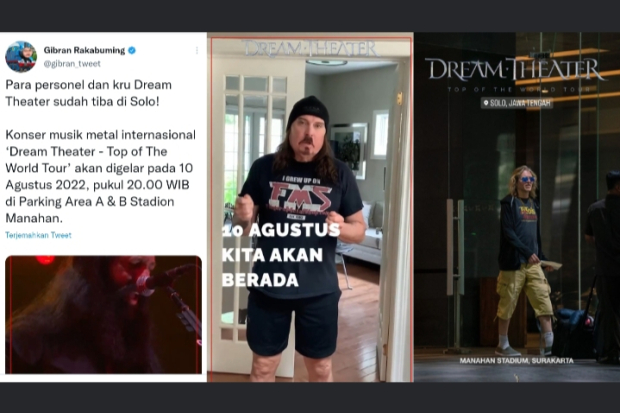Dream Theater Tiba Di Solo