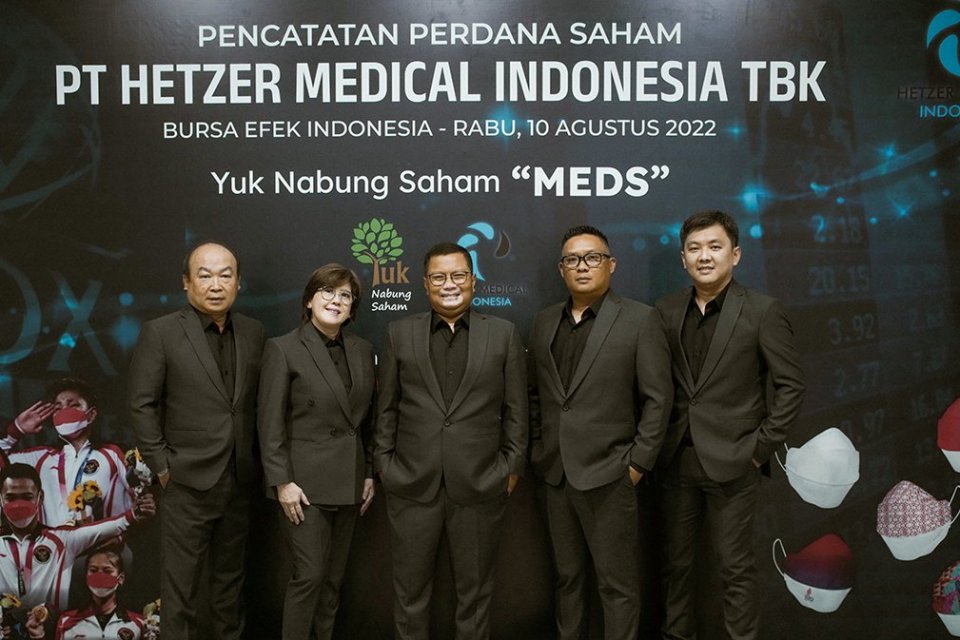 Debut Perdana, Saham Hetzer Medical Indonesia Mentok Batas Atas