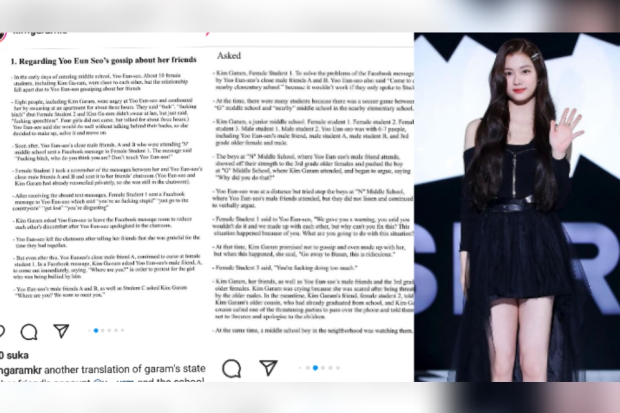 Sebagian transkrip kasus Kim Garam