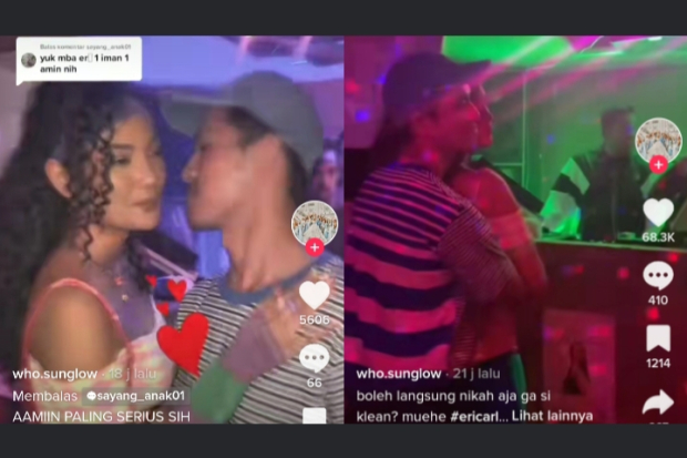 Potret Morgan Oey dan Erika Carlina