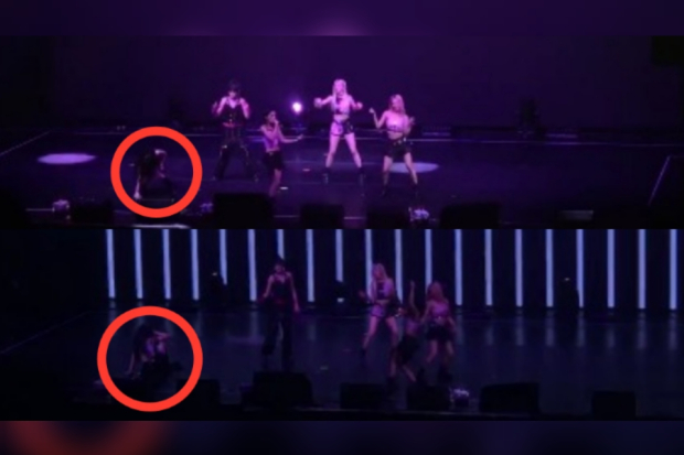 Shuhua (G)I-DLE terjatuh saat tampil