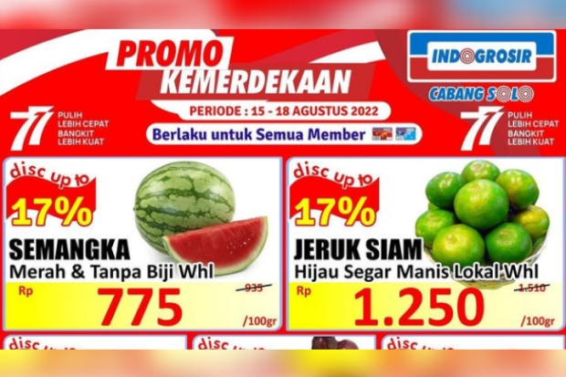 promo spesial 17 Agustus 2022