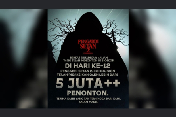 Jumlah Penonton Pengabdi Setan 2