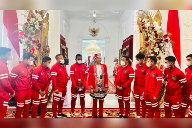 Presiden Jokowi dan Timnas U-16