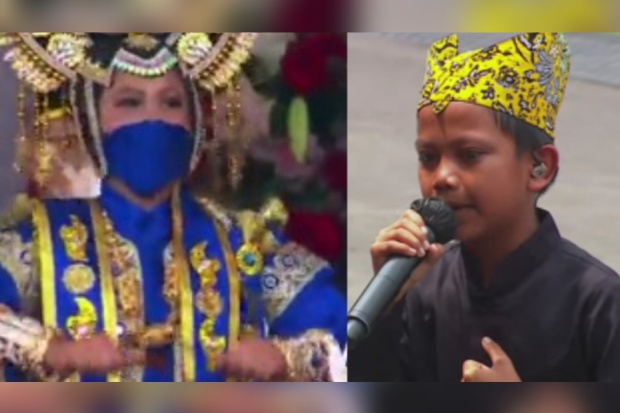 Farel Prayoga bawakan lagu Ojo Dibandingke saat Upacara 17 Agustus