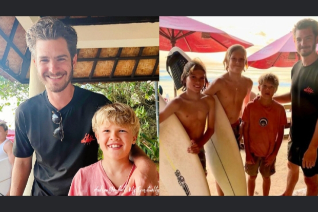 Andrew Garfield di Bali