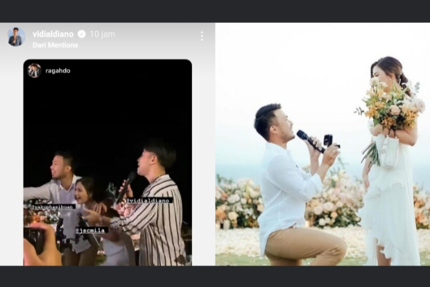 Momen Lamaran Jessica Mila dan Yakup Hasibuan