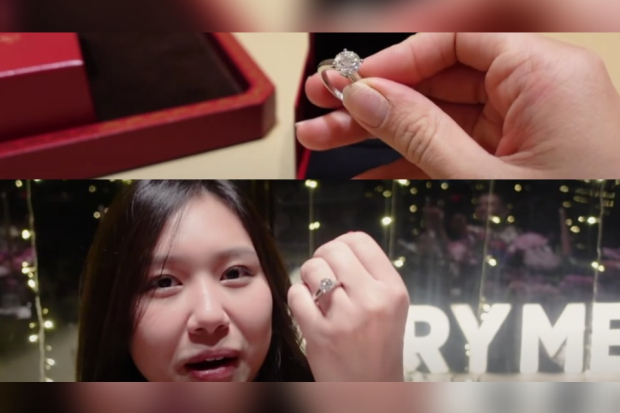 Cincin lamaran Jess No Limit dan Sisca Kohl