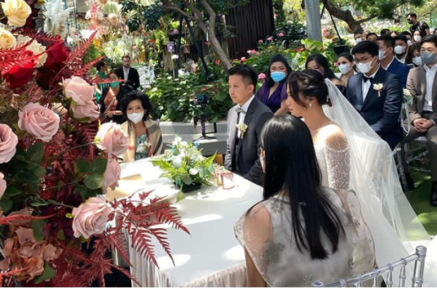 Potret Pernikahan Dita dan Rino