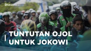 Tuntutan Ojol ke Jokowi