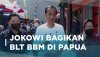 Jokowi Bagikan BLT BBM di Papua