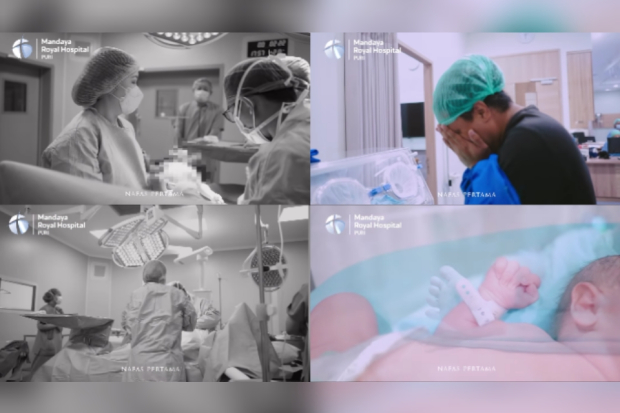 Indah Permatasari melahirkan