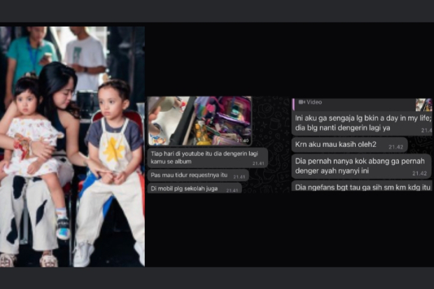 Chat Okin dan Rachel Vennya