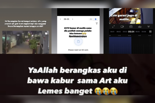 Brankas Dara Arafah dibawa kabur ART