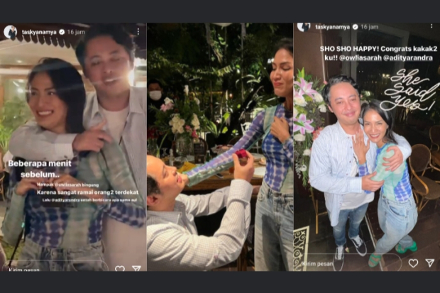 Momen Lamaran Aulia Sarah