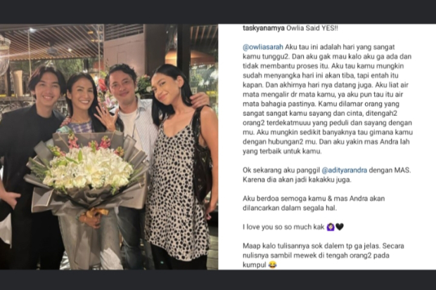 Momen Lamaran Aulia Sarah