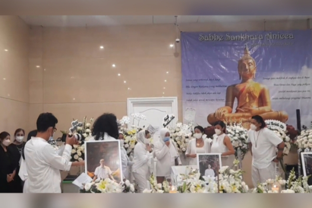 Situasi Rumah Duka Reza Gunawan