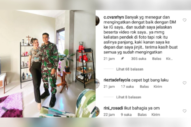 Klarifikasi calon istri Aprilio Manganang