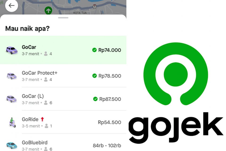 Aplikasi Gojek menyediakan fitur chat personal layaknya WhatsApp.