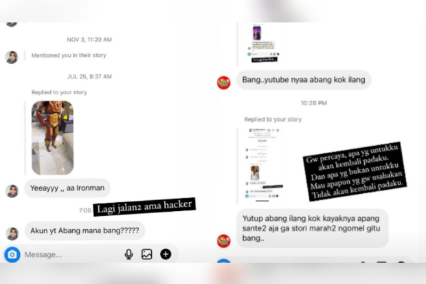 YouTube Denny Sumargo dihack