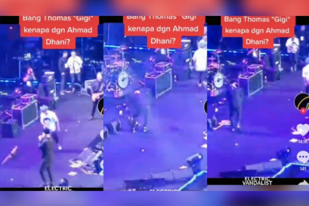 Thomas GIGI banting bas di dekat Ahmad Dhani