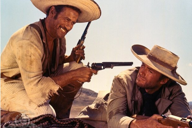 Ilustrasi, adegan dalam film The Good, the Bad and the Ugly (1966), film cowboy terbaik