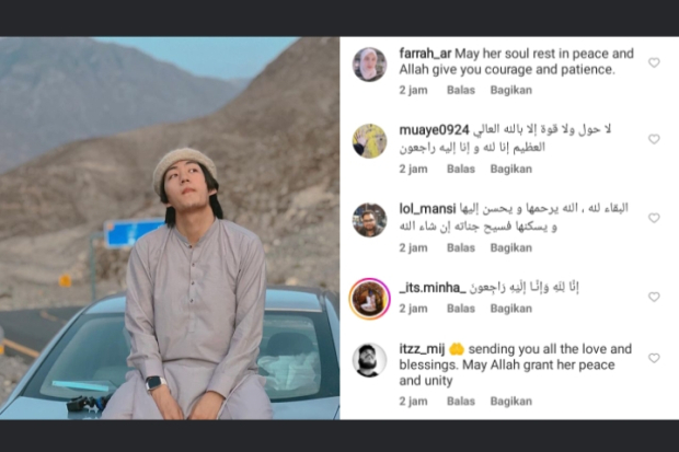 Ucapan duka untuk Daud Kim