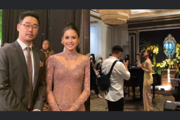 Maudy Ayunda di Pernikahan Amanda Khairunnisa