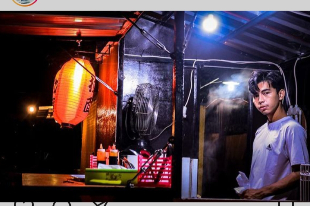 Dimas Ahmad jualan bakso