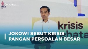 Jokowi Sebut Krisis Pangan Persoalan Besar