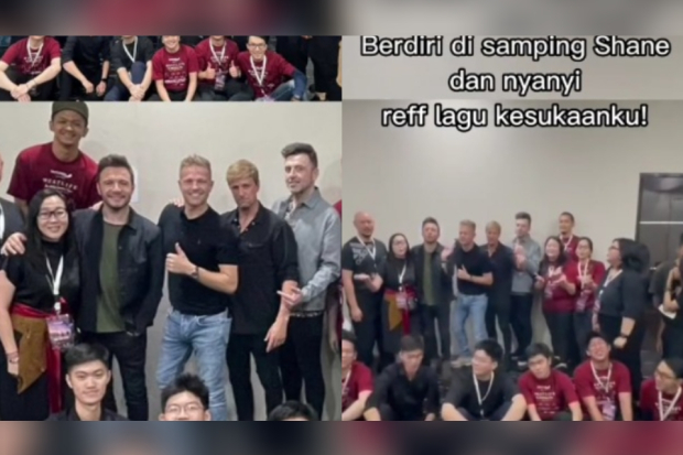Fans ketemu Westlife via jalur catering