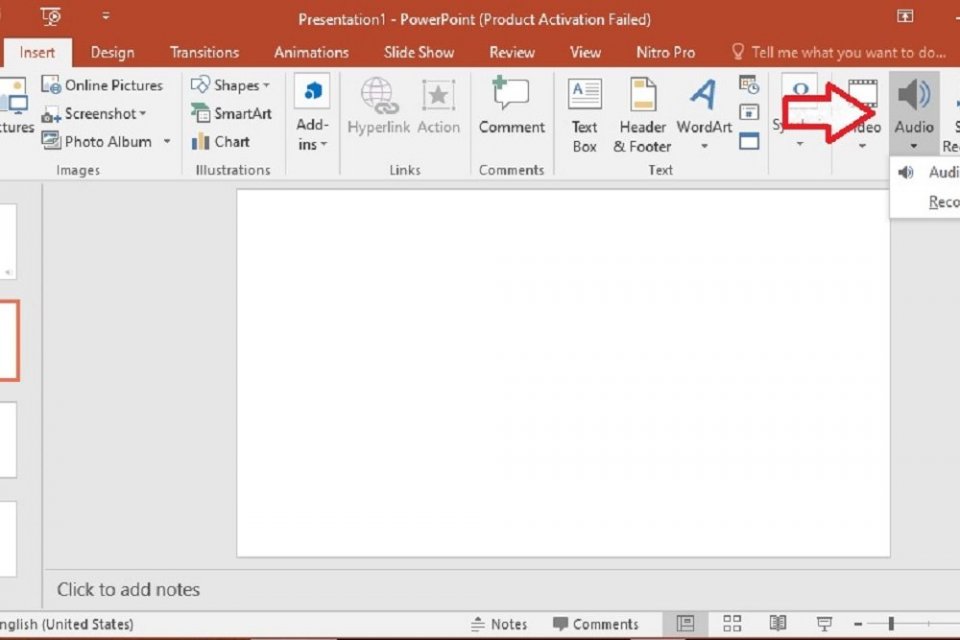 Cara Memberikan Suara pada Power Point