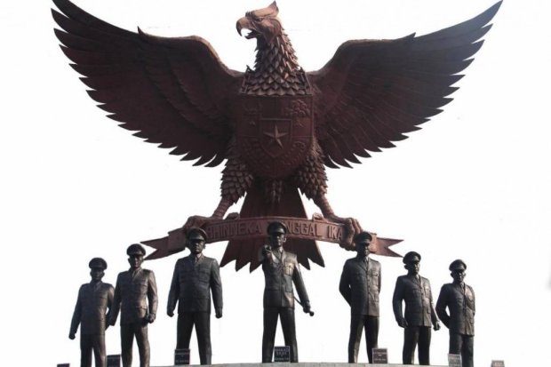 Monumen Pahlawan Revolusi di daerah Lubang Buaya, Cipayung, Jakarta Timur