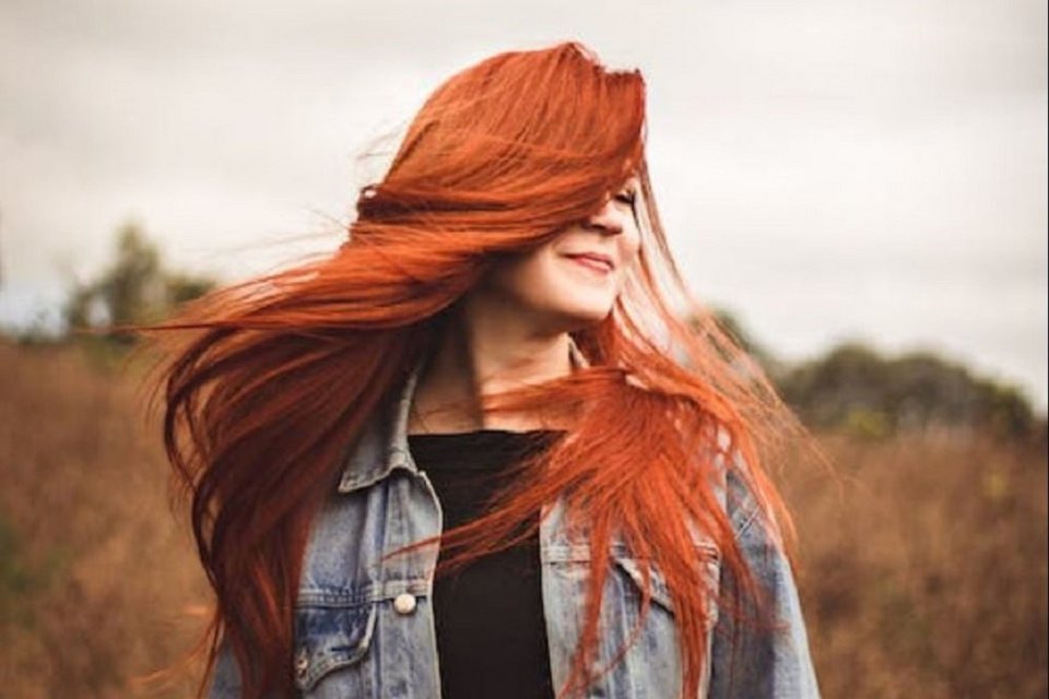 warna rambut merah