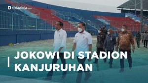 Jokowi di Stadion Kanjuruhan