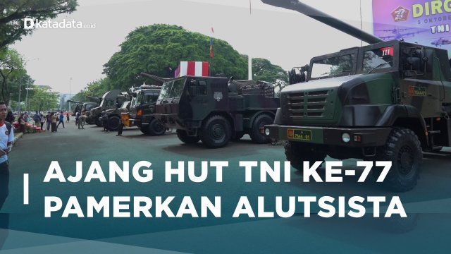 TNI Pamerkan Alutsista Di Depan Istana Merdeka Rayakan HUT Ke-77