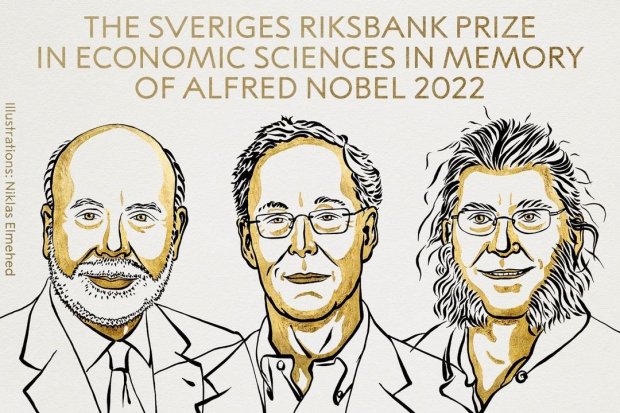 Mantan Gubernur The Fed, Ben S. Bernanke bersama dua akademisi asal AS lainnya memperoleh penghargaan The Nobel Memorial Prize di bidang ekonomi. Foto