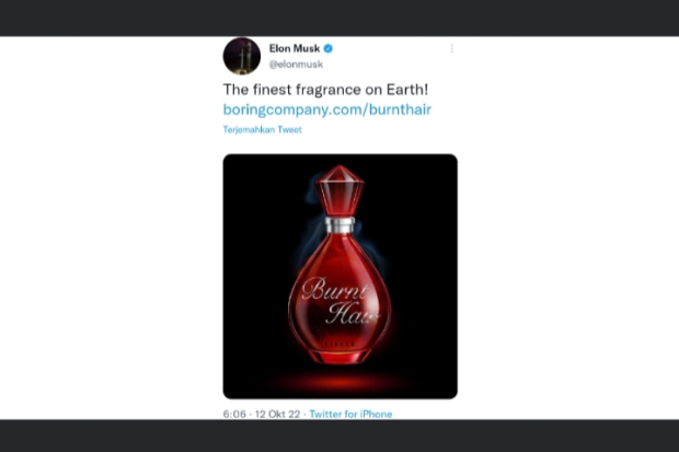 Elon Musk Jualan Parfum