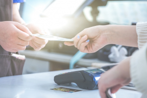 Ilustrasi, kegiatan transaksi.