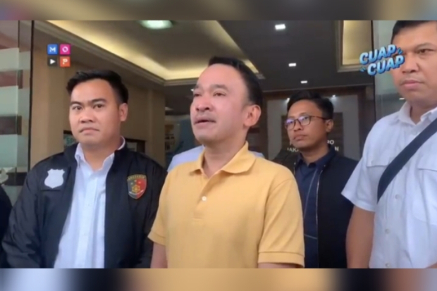 Ruben Onsu di Polres Metro Jakarta Selatan