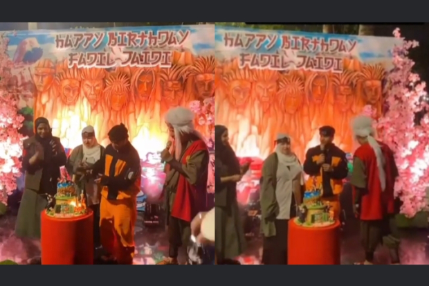 Momen ulang tahun Fadil Jaidi