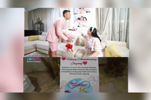 Perayaan Anniversary ke-8 pernikahan Raffi Ahmad dan Nagita Slavina