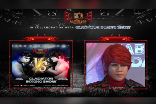 Pertandingan Tinju Ring Merah