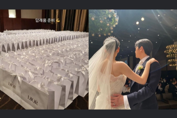 Souvenir Pernikahan Kim Yuna dan Ko Woo Rim