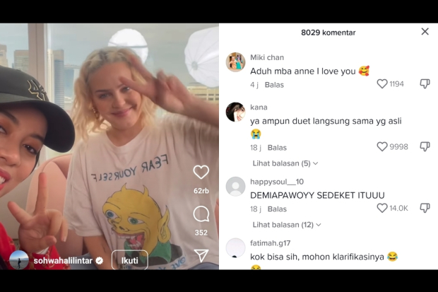 Sohwa Halilintar dan Anne Marie