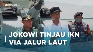 Jokowi Tinjau IKN via Jalur Laut