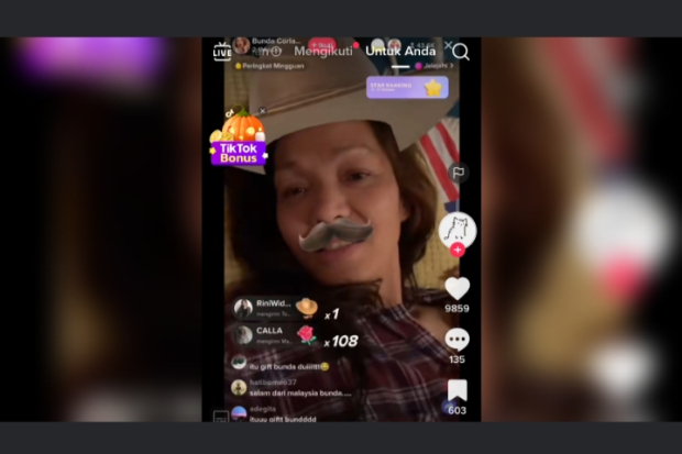 Bunda Corla Live TikTok